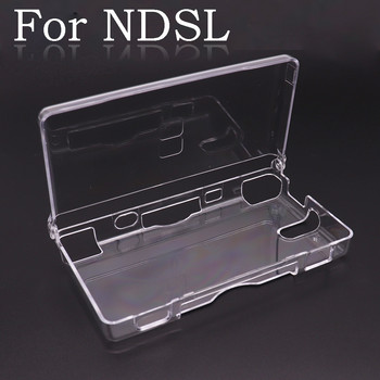 Насипно пластмасово прозрачно кристално защитно покритие от твърда кожа за 3DS нов 3DS XL LL NDSL NDSI XL LL конзола