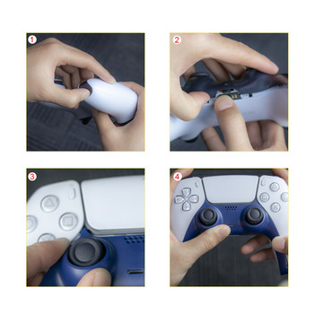 Геймпад Декоративна лента Skin Case Cover Replacement за Sony PS5 DualSense Game Controller Дръжка Средна обвивка на корпуса