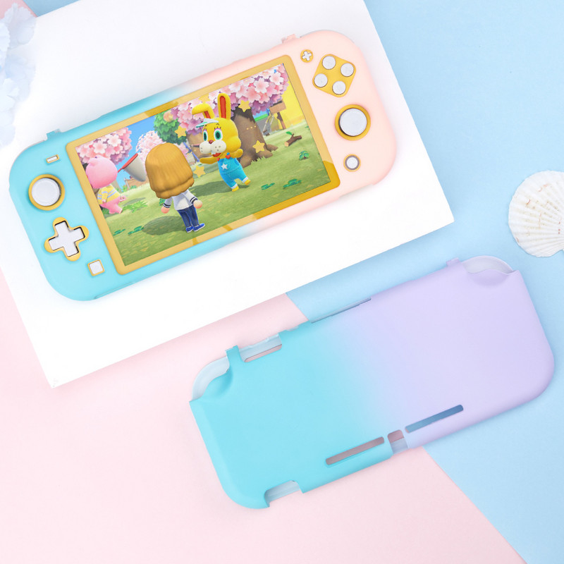 Carcasă de protecție DATA FROG compatibilă-Nintendo Switch Lite Carcasă rigidă pentru consola Switch lite pentru mixare Husă din spate colorată