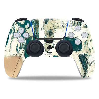 PS5/Playstation 5 kontroller bőréhez Gyönyörű érdekes PVC bőr Vinyl matrica matrica borító porálló védő matrica 1 db