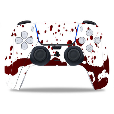 PS5/Playstation 5 kontroller bőréhez Gyönyörű érdekes PVC bőr Vinyl matrica matrica borító porálló védő matrica 1 db