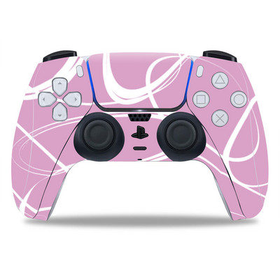 PS5/Playstation 5 kontroller bőréhez Gyönyörű érdekes PVC bőr Vinyl matrica matrica borító porálló védő matrica 1 db