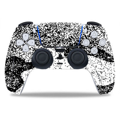 PS5/Playstation 5 kontroller bőréhez Gyönyörű érdekes PVC bőr Vinyl matrica matrica borító porálló védő matrica 1 db