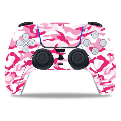 PS5/Playstation 5 kontroller bőréhez Gyönyörű érdekes PVC bőr Vinyl matrica matrica borító porálló védő matrica 1 db