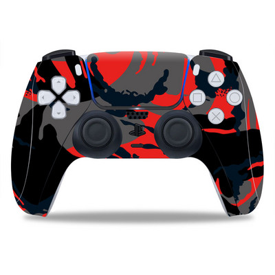 PS5/Playstation 5 kontroller bőréhez Gyönyörű érdekes PVC bőr Vinyl matrica matrica borító porálló védő matrica 1 db