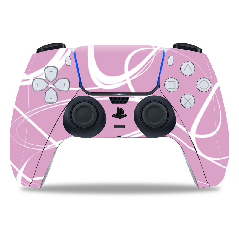 PS5/Playstation 5 kontroller bőréhez Gyönyörű érdekes PVC bőr Vinyl matrica matrica borító porálló védő matrica 1 db