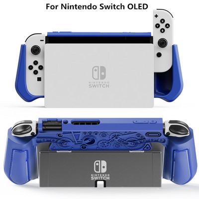 Eredeti LeYu Nintendo Switch házhoz Színes hideg penge esésgátló TPU puha borítású hátlap Nintendo Switchhez oled tok