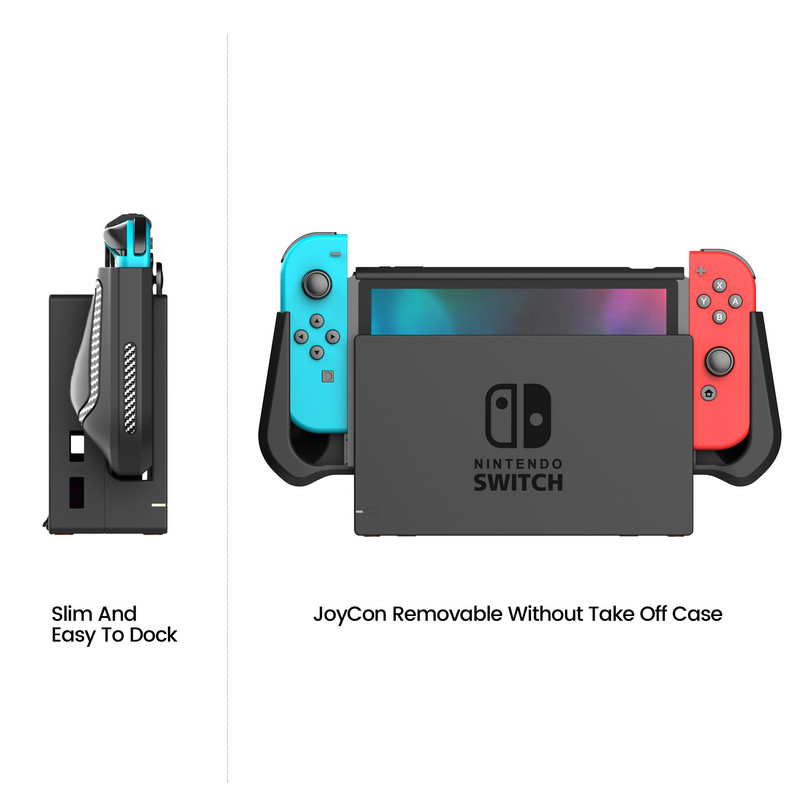 Eredeti LeYu Nintendo Switch házhoz Színes hideg penge esésgátló TPU puha borítású hátlap Nintendo Switchhez oled tok