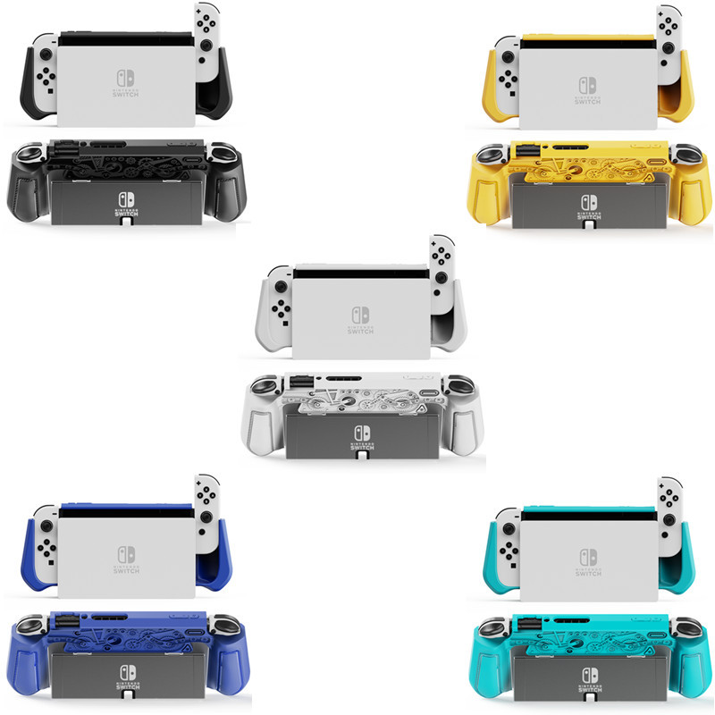 Eredeti LeYu Nintendo Switch házhoz Színes hideg penge esésgátló TPU puha borítású hátlap Nintendo Switchhez oled tok