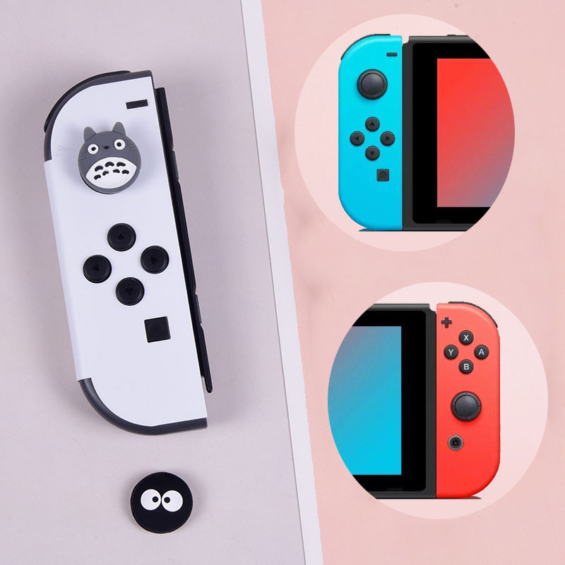 4Pcs Joystick torbica za Nintendo Switch OLED Lite Joycon Cap Igraća konzola Joy Cons Protector Controller Grip Poklopac Thumbstick