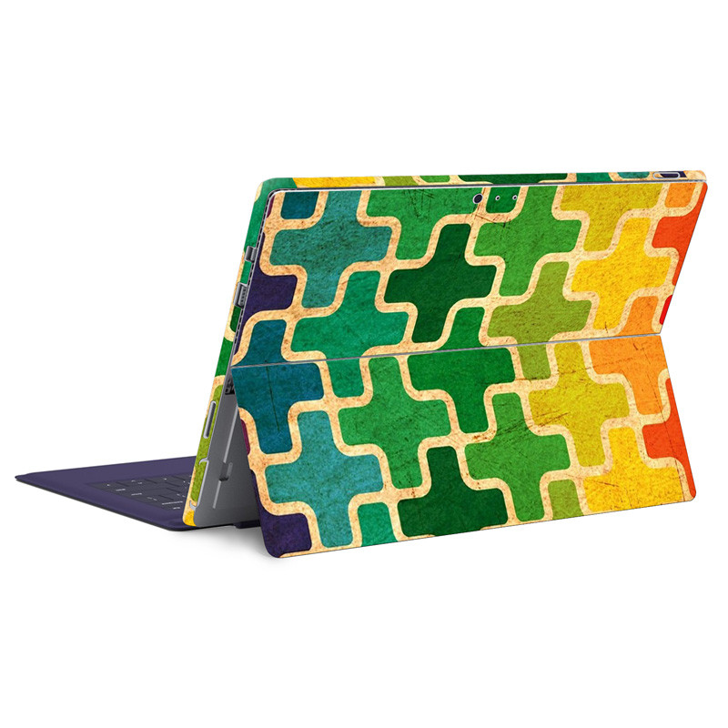 Klassz dizájn Micro Surface Pro 3 Vinyl skin matricához Vissza Full Decal Tablet notebook Matrica Surface Pro 3 matricához