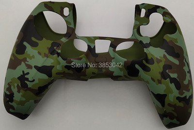 Puha szilikon zselé gumi tokburkolat DualSense PS5 vezérlő védőtok Sony PS5 játékpad fogantyú burkolata vízátvitelhez