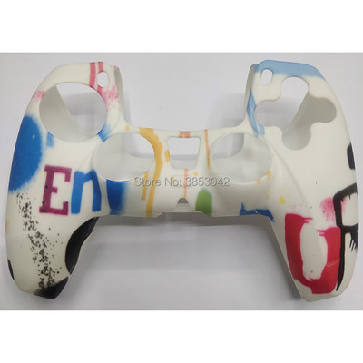 Puha szilikon zselé gumi tokburkolat DualSense PS5 vezérlő védőtok Sony PS5 játékpad fogantyú burkolata vízátvitelhez