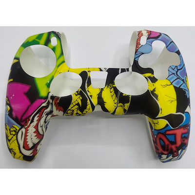Puha szilikon zselé gumi tokburkolat DualSense PS5 vezérlő védőtok Sony PS5 játékpad fogantyú burkolata vízátvitelhez