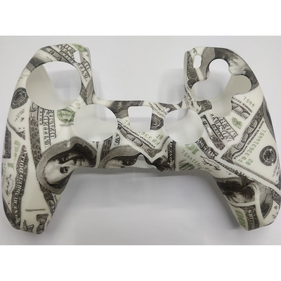 Puha szilikon zselé gumi tokburkolat DualSense PS5 vezérlő védőtok Sony PS5 játékpad fogantyú burkolata vízátvitelhez