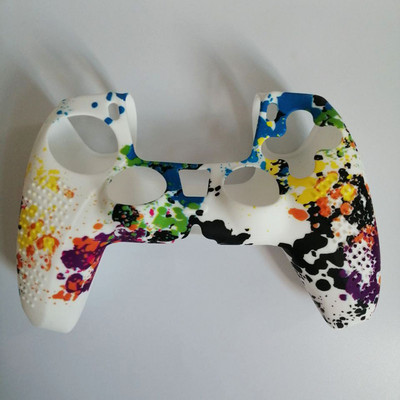 Puha szilikon zselé gumi tokburkolat DualSense PS5 vezérlő védőtok Sony PS5 játékpad fogantyú burkolata vízátvitelhez
