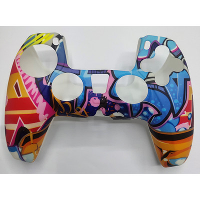 Puha szilikon zselé gumi tokburkolat DualSense PS5 vezérlő védőtok Sony PS5 játékpad fogantyú burkolata vízátvitelhez