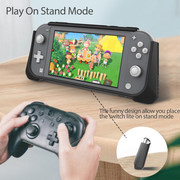 LeyuSmart Nintendo Switch Lite καθαρή θήκη λαβής Αντικραδασμική προστατευτική θήκη TPU για Nintendo Switch mini TPU Αντικραδασμική θήκη