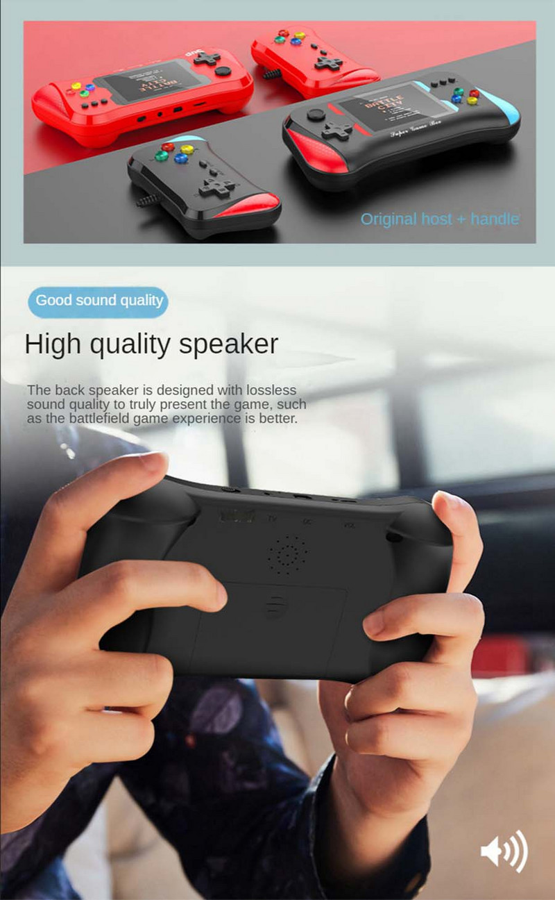 Retro SUP konzola za videoigre X7M Ručni igrač za igre 3,5 inčni prijenosni mini elektronički uređaj Gamepad ugrađen u 500 igara #20