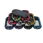 Műanyag + alumínium kemény tok borító bőrvédő burkolat PSV PS Vita 2000-hez