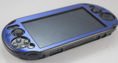 Műanyag + alumínium kemény tok borító bőrvédő burkolat PSV PS Vita 2000-hez