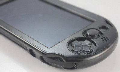 Műanyag + alumínium kemény tok borító bőrvédő burkolat PSV PS Vita 2000-hez