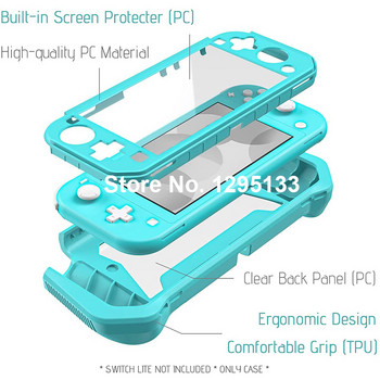 Ново за Nintend Switch Lite Protection Shell Case Cover for Nintendoswitch Lite Grip Holder Case