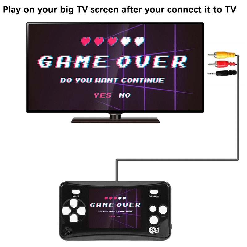 Hordozható kézi játékkonzol gyerekeknek, Arcade System játékkonzolok Videojáték lejátszó Nagyszerű születésnapi ajándék