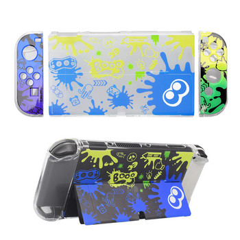 Ns Oled Hard Shell Protective Console Back Cover Dock Friendly Anti-drop Skin Shell Case за Nintendo Switch Oled Ns Joycon
