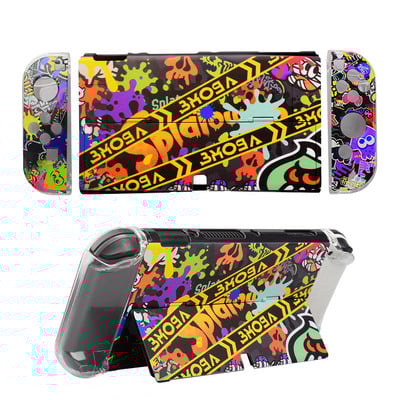 Ns Oled Hard Shell kaitsekonsooli tagakaane doki sõbralik kukkumisvastane nahaümbris Nintendo Switchile Oled Ns Joycon