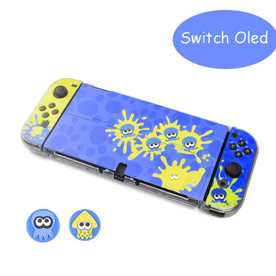 Ns Oled Hard Shell kaitsekonsooli tagakaane doki sõbralik kukkumisvastane nahaümbris Nintendo Switchile Oled Ns Joycon