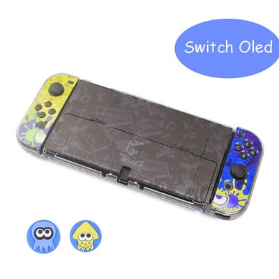 Ns Oled Hard Shell kaitsekonsooli tagakaane doki sõbralik kukkumisvastane nahaümbris Nintendo Switchile Oled Ns Joycon