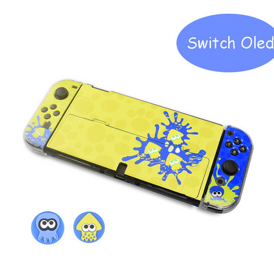 Ns Oled Hard Shell kaitsekonsooli tagakaane doki sõbralik kukkumisvastane nahaümbris Nintendo Switchile Oled Ns Joycon