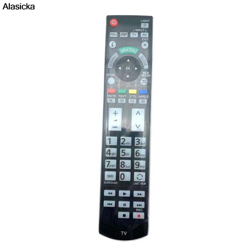 N2QAYB000715 Csere távirányító Panasonic N2QAYB000715 TX-L42ETW50 TX-P50VT50B TX-P50ST30B LED 3D TV-hez