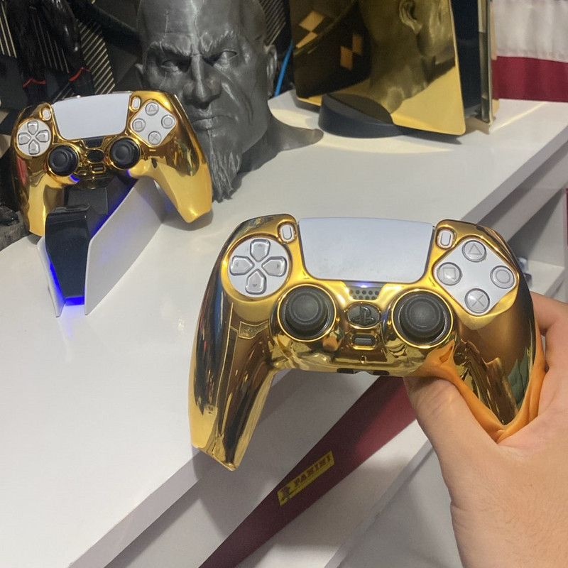 ABS materijal galvanizirani poklopac za PS5 Zaštitno kućište Kućište Kontroler Gamepad Zaštita kože za Sony Playstation 5