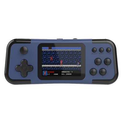 Kézi játékkonzol hordozható videojáték-konzol 3D joystickkal 3,0 hüvelykes 666 klasszikus játékok, lítium akkumulátoros gyermekajándék