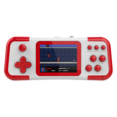 Kézi játékkonzol hordozható videojáték-konzol 3D joystickkal 3,0 hüvelykes 666 klasszikus játékok, lítium akkumulátoros gyermekajándék