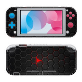 GAMEGENIXX Switch Lite bőrmatrica rácsos kivitelű védőmatrica borító teljes készlet Nintendo Switch Lite konzolhoz