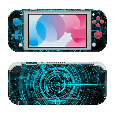 GAMEGENIXX Switch Lite bőrmatrica rácsos kivitelű védőmatrica borító teljes készlet Nintendo Switch Lite konzolhoz