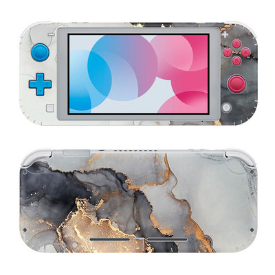 GAMEGENIXX Switch Lite bőrmatrica rácsos kivitelű védőmatrica borító teljes készlet Nintendo Switch Lite konzolhoz