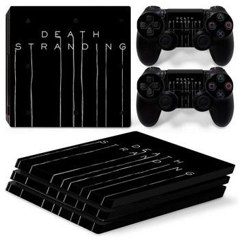Για PS4 Pro Console και 2 Controllers Skin Sticker PS4 Death Design Protective Decal Cover Full Set