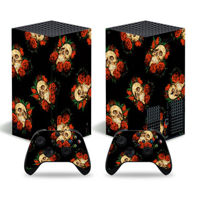 Koponya design xbox sorozathoz X Skin matrica xbox sorozathoz X pvc skin xbox sorozathoz X bakelit matrica XSX bőrhöz matrica