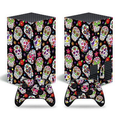 Koponya design xbox sorozathoz X Skin matrica xbox sorozathoz X pvc skin xbox sorozathoz X bakelit matrica XSX bőrhöz matrica