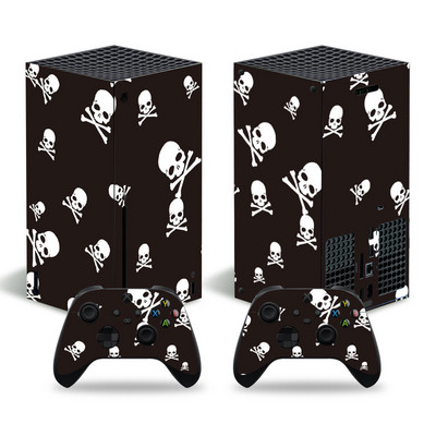 Koponya design xbox sorozathoz X Skin matrica xbox sorozathoz X pvc skin xbox sorozathoz X bakelit matrica XSX bőrhöz matrica