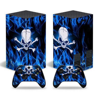 Koponya design xbox sorozathoz X Skin matrica xbox sorozathoz X pvc skin xbox sorozathoz X bakelit matrica XSX bőrhöz matrica