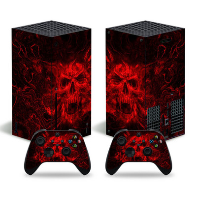 Koponya design xbox sorozathoz X Skin matrica xbox sorozathoz X pvc skin xbox sorozathoz X bakelit matrica XSX bőrhöz matrica