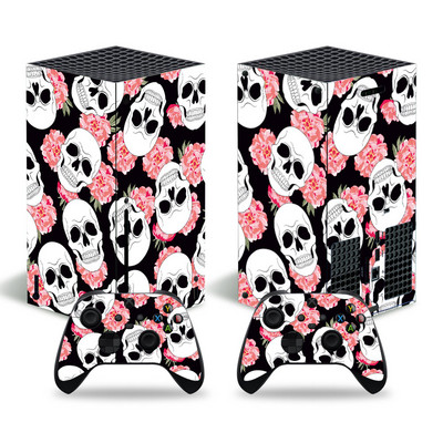 Koponya design xbox sorozathoz X Skin matrica xbox sorozathoz X pvc skin xbox sorozathoz X bakelit matrica XSX bőrhöz matrica