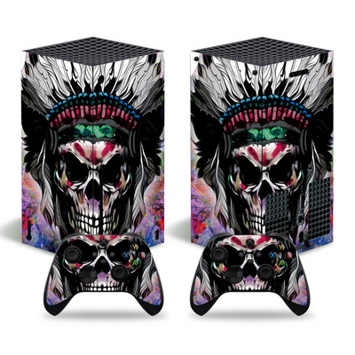 Koponya design xbox sorozathoz X Skin matrica xbox sorozathoz X pvc skin xbox sorozathoz X bakelit matrica XSX bőrhöz matrica