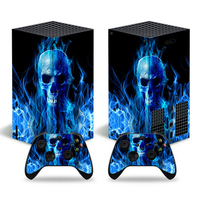 Koponya design xbox sorozathoz X Skin matrica xbox sorozathoz X pvc skin xbox sorozathoz X bakelit matrica XSX bőrhöz matrica
