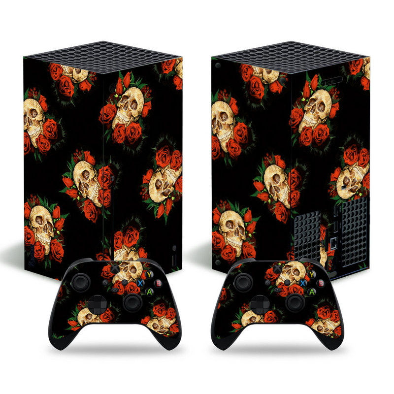 Koponya design xbox sorozathoz X Skin matrica xbox sorozathoz X pvc skin xbox sorozathoz X bakelit matrica XSX bőrhöz matrica
